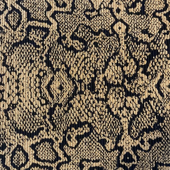 2/$15 Missguided Pleated Snake Print Midi Skirt - Picture 8 of 9